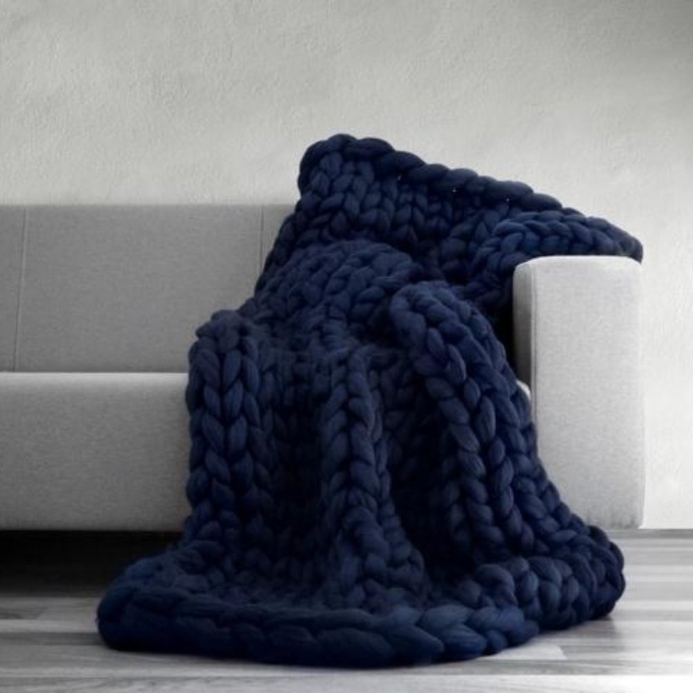 1 Day Sale - Navy Weighted Blanket